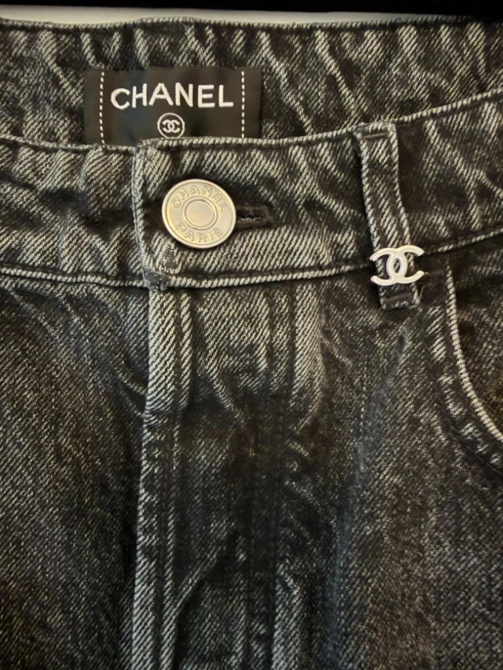 Chanel Metiers D'Art 2026 Black Denim Jean